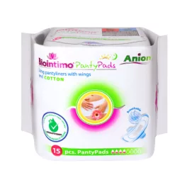 Biointimo panty pads hosszított szárnyas tisztasági betét 15 db - bio és natúr kozmetikumok