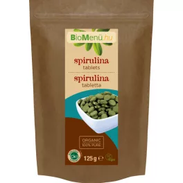 BioMenü bio spirulina tabletta 125 g - bio és vegán étrendkiegészítők