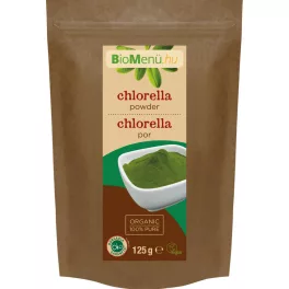 BioMenü bio chlorella alga por 125 g - bio és vegán étrendkiegészítők
