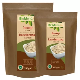 Biomenü bio hántolt kendermag 125 g - bio és új hullámos étkezés