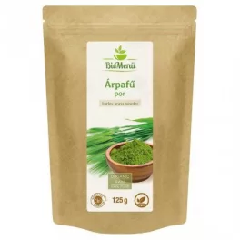 BioMenü bio árpafű por 125 g - bio és vegán étrendkiegészítők