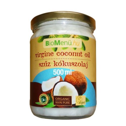 BioMenü BIO KÓKUSZOLAJ extra szűz vco 500 ml