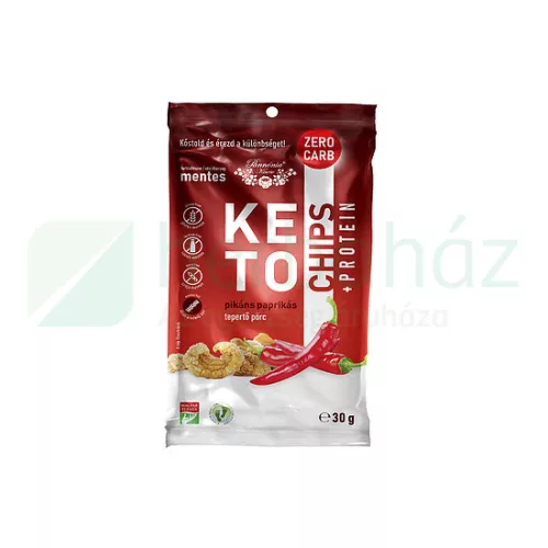 Pannónia keto chips pikáns paprikás 30 g - bio és új hullámos étkezés