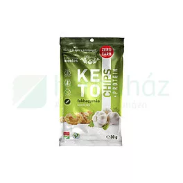 Pannónia keto chips fokhagymás 30 g - bio és új hullámos étkezés