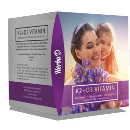 Herba-D k2+d3 vitamin 20 ml - bio és vegán étrendkiegészítők