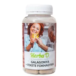 Herba-D galagonya+fekete fokhagyma kapszula 30 db - bio és vegán étrendkiegészítők