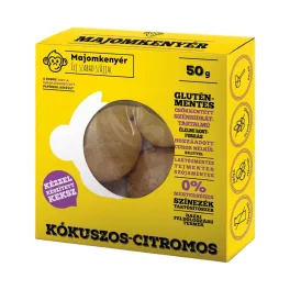 Majomkenyér kókuszos-citrusos keksz 50 g - bio és új hullámos étkezés
