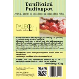 Paleolét vanília pudingpor 42 g - bio és új hullámos étkezés