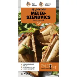 Paleolét 15 perces melegszendvics 147g lisztkeverék