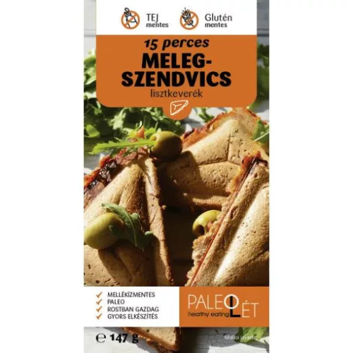 Paleolét 15 perces melegszendvics 147g lisztkeverék
