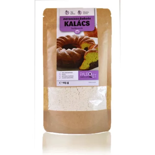 Paleolét kakaós-narancsos foszlós kalács 123g