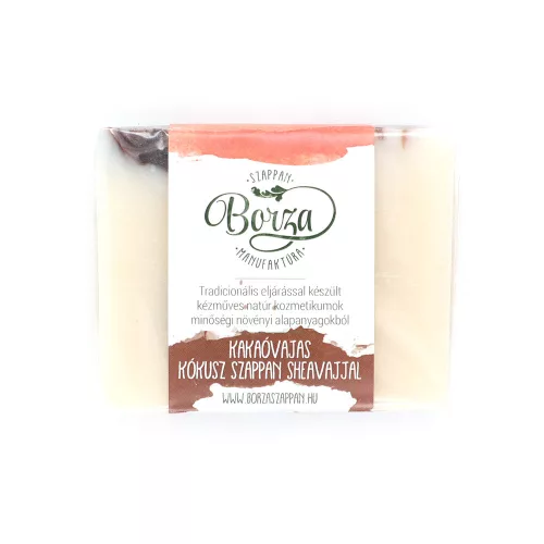 Borza kakaóvajas kókusz szappan sheavajjal 100g