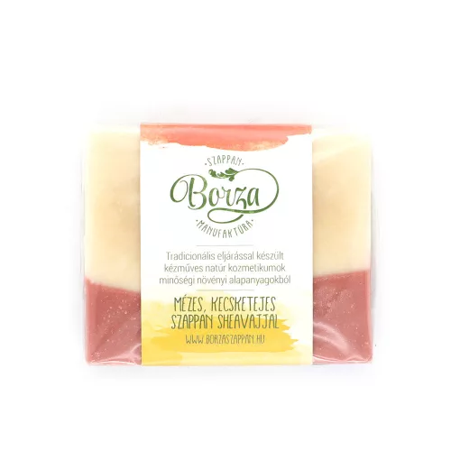 Borza mézes kecsketejszappan sheavajjal 100g