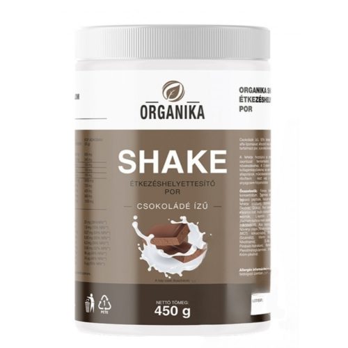 Organika shake por csokoládé ízű 450 g