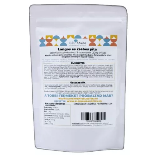 ÉLÉSKAMRA PALEO LISZTKEVERÉK PUHA LÁNGOS