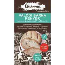 Paleolit éléskamra valódi barnakenyér lisztkeverék 235 g - bio és új hullámos étkezés