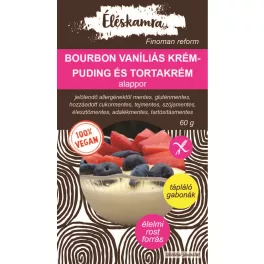 Éléskamra gm.pudingpor vanília 60 g - bio és új hullámos étkezés