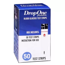 Drop One vércukorszint mérő tesztcsík 50 db - bio és natúr kozmetikumok