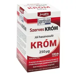 Jutavit szerves króm 250ug tabletta 100 db - bio és vegán étrendkiegészítők