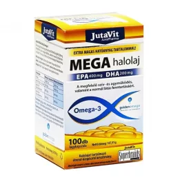 Jutavit Mega halolaj omega-3 kapszula 100 db - bio és vegán étrendkiegészítők