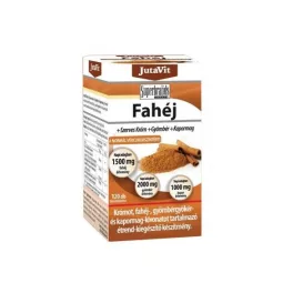 Jutavit fahéj+szerves króm+gyömbér+kapormag flmtabletta 120 db - bio és vegán étrendkiegészítők