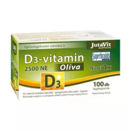 Jutavit d3-vitamin 3000 NE olíva 100 db - bio és vegán étrendkiegészítők
