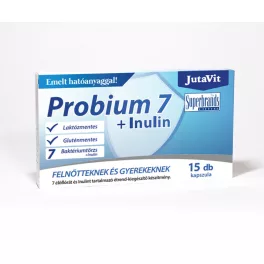 Jutavit probium 7+inulin kapszula 15 db - bio és vegán étrendkiegészítők