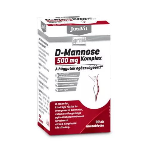Jutavit d-mannose komplex 500mg filmtabletta 90db