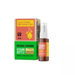 Vitamin Bottle d3+k2 vitamin baby 400ne csepp 50 ml - bio és vegán étrendkiegészítők