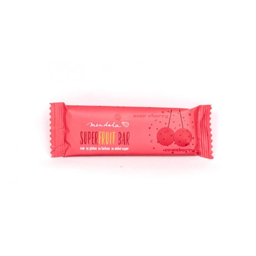 Mendula vörösáfonyás-meggyes superfruit bar 40 g