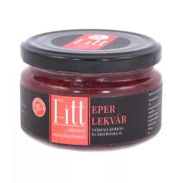 Fitt eper lekvár nyírfacukorral és eritrittel 210 g - bio és új hullámos étkezés