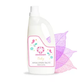 Anandam baby hipoallergén öblítő - púder illattal 1000 ml - bio és natúr tisztítószerek