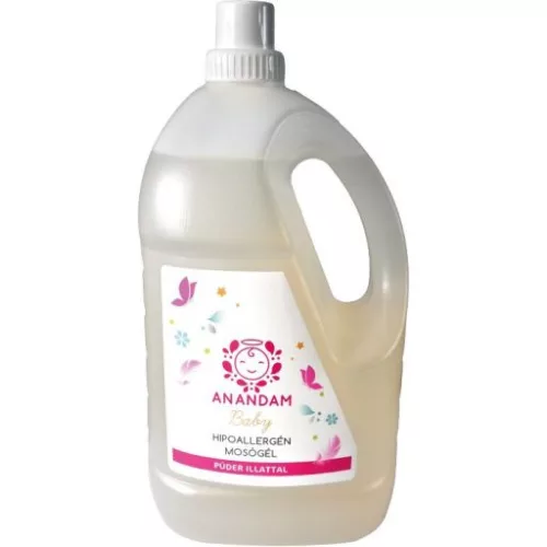 Anandam baby hipoallergén mosógél púder illattal 3000 ml