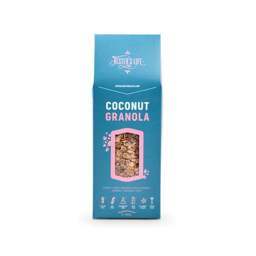 Hesters life coconut granola kókuszos granola 320 g