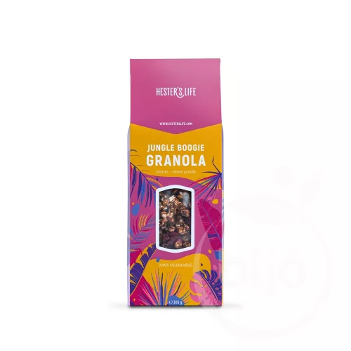 Hester's Life jungle boogie áfonyás-málnás granola 300 g