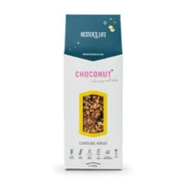Hester's Life choconut cookies csokoládés kókuszos gabonapehely 320 g - bio és új hullámos étkezés