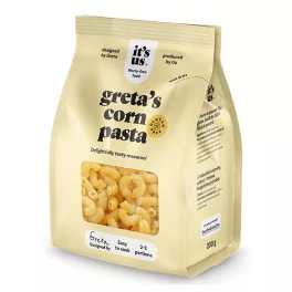 It's us greta's gluténmentes kukorica száraztészta macaroni szarvacska 200 g - bio és új hullámos étkezés