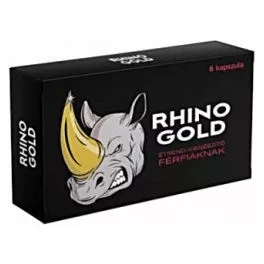 Rhino gold - természetes étrendkiegészítő férfiaknak (6db) - bio és natúr intim együttléthez