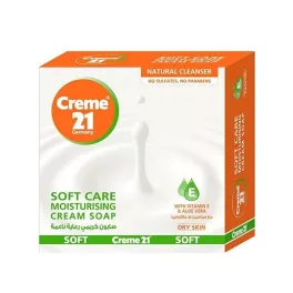   Creme21 soft care hidratáló krémszappan e-vitaminnal és aloe verával száraz bőrre 125 g