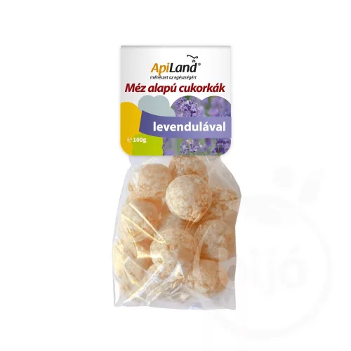 Apiland mézes és levendulás cukorkák 100 g - bio és új hullámos étkezés