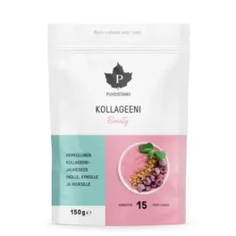   Puhdistamo kollageeni beauty 150g piros- bogyós ízű kollagén italpor
