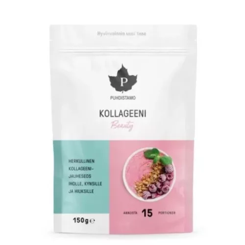Puhdistamo kollageeni beauty 150g piros- bogyós ízű kollagén italpor