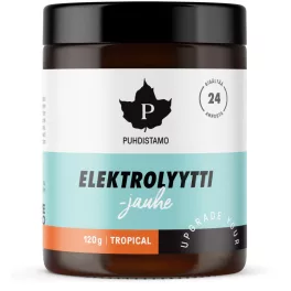 Puhdistamo elektrolit 120g trópusi ízű italpor