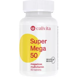 Calivita super mega 50 tabletta megadózisú multivitamin 90db - bio és vegán étrendkiegészítők