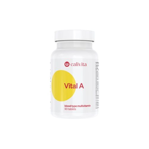 CaliVita Vital A tabletta Multivitamin A-vércsoportúaknak 90db