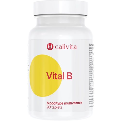 CaliVita Vital B tabletta Multivitamin B-vércsoportúaknak 90db