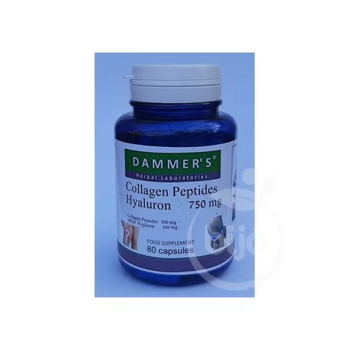 Dammers kollagén+hyaluron kapszula 80 db - bio és vegán étrendkiegészítők