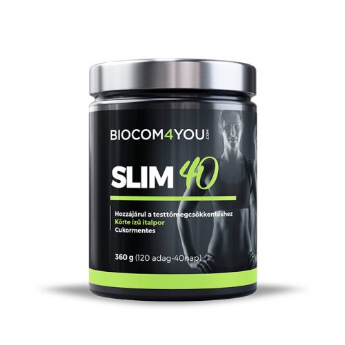 Biocom Slim 40 Körte ízű italpor