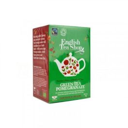 English Tea Shop bio zöld tea gránátalma 20x1,5g 30 g - bio és új hullámos étkezés