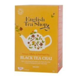 English Tea Shop bio fekete tea chai 20x2g 40 g - bio és új hullámos étkezés